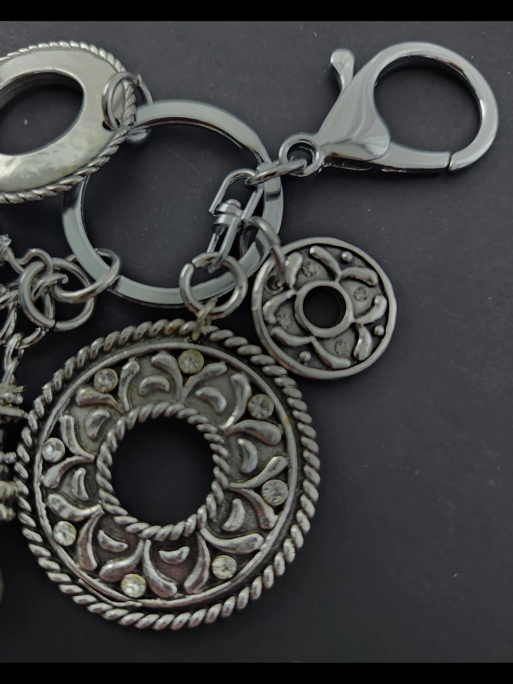 Bohemian Purse Charm or Keychain Handcrafted